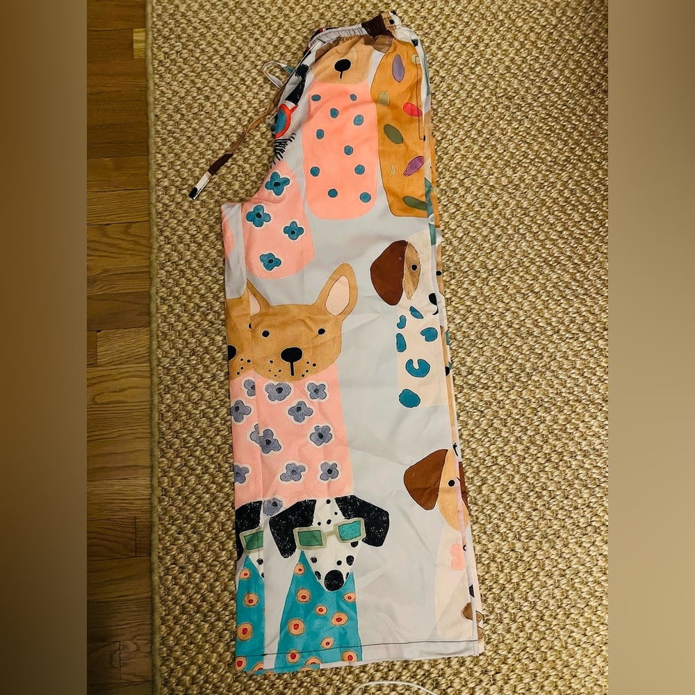 Colorful Dog Print Apron